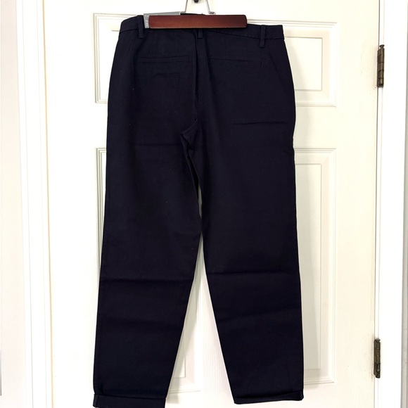 NWT- Talbots Navy Relaxed Chinos - Picture 2 of 6